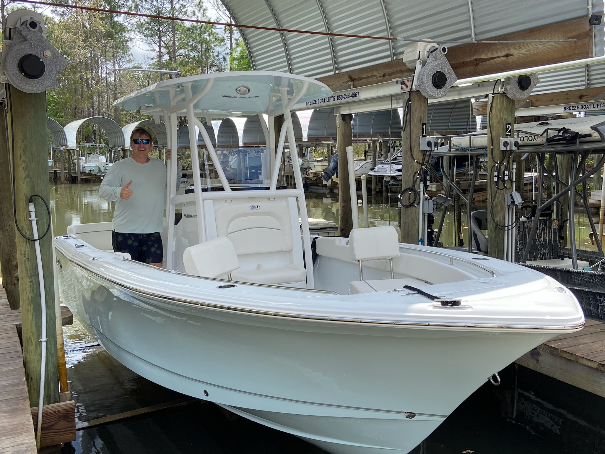 Channing on his 2023 Ultra 229 