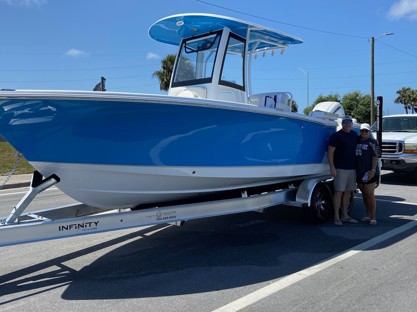 The McDaniels on their 2023 Ultra 255 SE