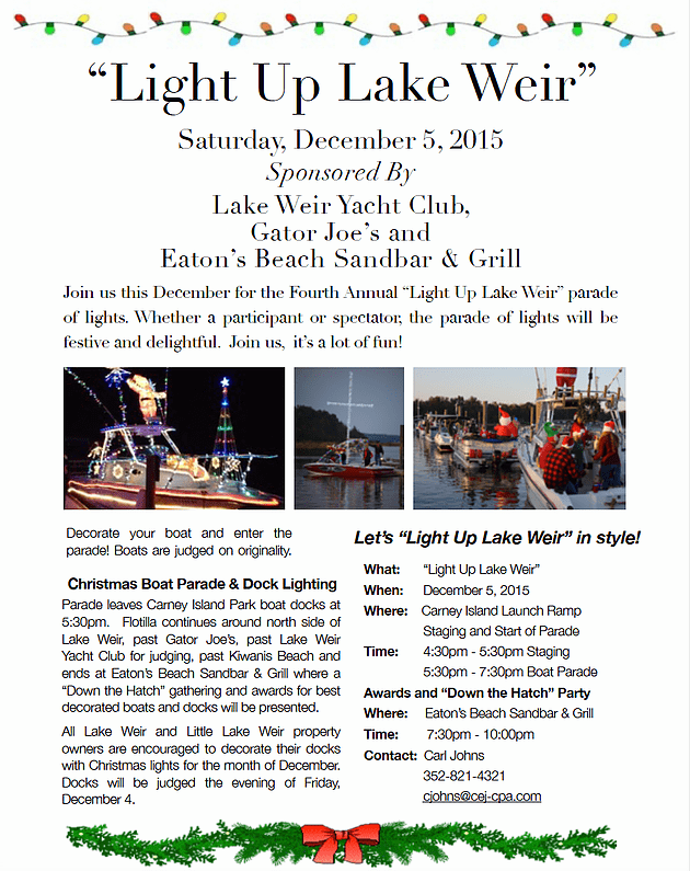 Fourt Annual Light Up Parade